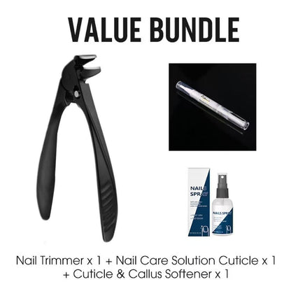 ⏳LAST DAY SALE 50% OFF !!📢Perfect Curved Design | Stainless Steel Nail Clipper | Effortless Grip for Seniors ✨