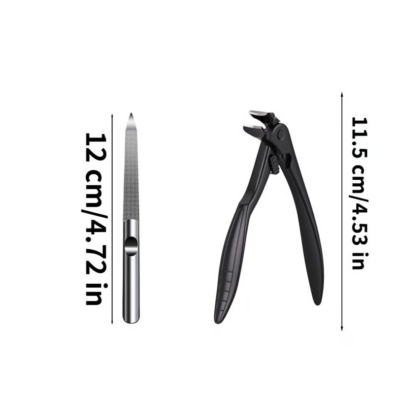 ⏳LAST DAY SALE 50% OFF !!📢Perfect Curved Design | Stainless Steel Nail Clipper | Effortless Grip for Seniors ✨
